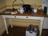 sofa table, also two matching end tables