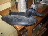 iron duck door stop/boot scraper