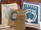 Tons of vintage and antique sheet music. Lots of loose sheets too - perfect for craft projects!