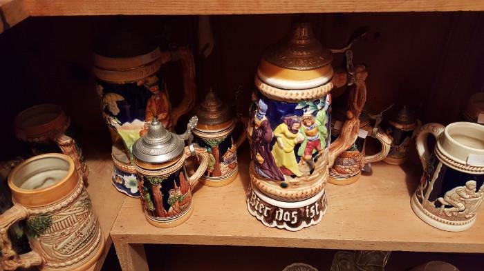Still a stupendous number of steins! One might call it a stein mart.