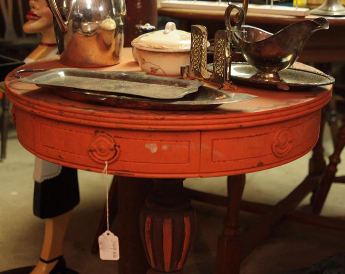 Lots of cute and funky little tables