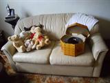 Nice leather loveseat