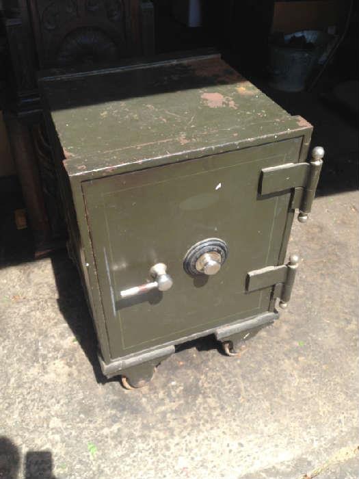 Another late 19th Century Floor safe with working combination. In all original condition!!