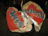 Detroit news paper boy bike double sacks. Rare find