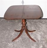 Mahogany Game Table Open View