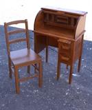 C.1950's Child's Roll Top Desk