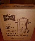 REGAL 40 CUP PERCOLATOR