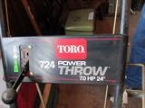 TORO 724 POWER THROW SNOWBLOWER
