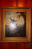 Hummingbird Oil on Canvas