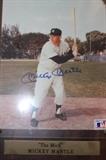 Signed Mickey Mantle Photo