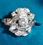 Diamonds in White Gold