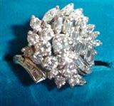 Diamonds in White Gold