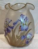 Daum Large Iris Vase