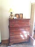 Vintage Permacraft cherry chest of drawers