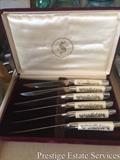 Vintage Sheffield steak knives