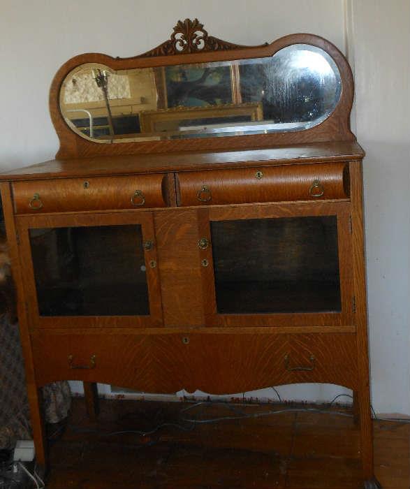 Turn of the century oak buffet
