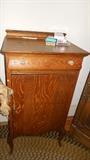 RARE Tiger Oak Music Cabinet