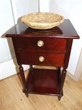 MAHOGANY END TABLE