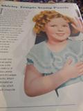 SHIRLEY TEMPLE COLLECTIBLE STAMP PANELS IN LARGE BINDER.