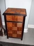 bamboo end table