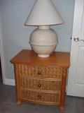 end table & lamp
