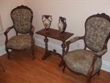 beautiful antique furniture & vases