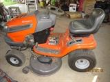 HUSQVARNA YTH 21K46 RIDING MOWER, 6 SPEED, 46" CUT, 21HP