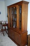 Nice size china cabinet,