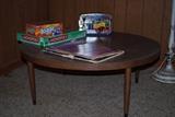 Vintage coffee table, games