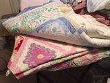 Old quilts. 