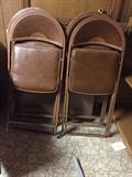 Set of 4 vintage metal chairs