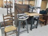 TABLE SAW AND CHAIR
