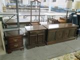 NIGHTSTANDS AND STEREO CABINET