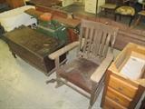 ROCKING CHAIR AND CEDAR CHEST
