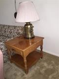 1 0f 2 Lamp Tables by Hickory Mfg.