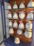 LLADRO BELL COLLECTION AND DISPLAY CASE