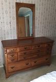 DRESSER AND WALL MIRROR