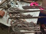 antique cast iron curtain rods