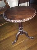 gorgeous pie crust tilt top tea table