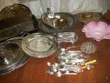 silver plate by the box full