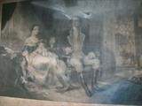 early print of George Washington and Martha on a date--WOW! I've never thought of George and Martha dating--