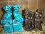 Ching Dynasty Foo Dogs---perfect condition