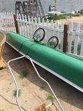 Canoe with wheels like 16 feet 