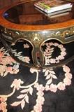 Asian inspired round coffee table