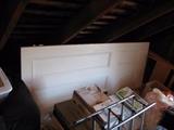 attic stuff, old doors and tons of boxes full of stuff, still unpacking it all