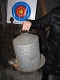 old chicken feeder