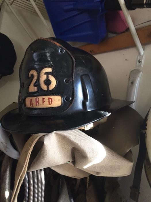 Firemans hat
Arlington Heights fireman's personal collection