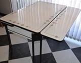 Vintage Enamel Top Kitchen Table