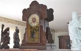 Antique Mantel Clock, Asian Ceramics