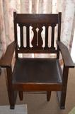 Arts and Craft era - Mission Style Chairs and Rocker